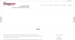 Desktop Screenshot of coorscorefitness.com